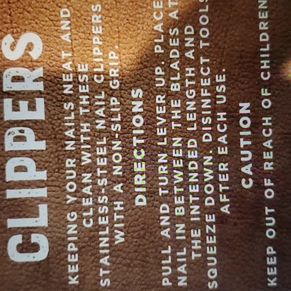 NIB: THE HUDSON LINE 2-PIECE NAIL CLIPPERS (MEN) - Picture 4 of 4